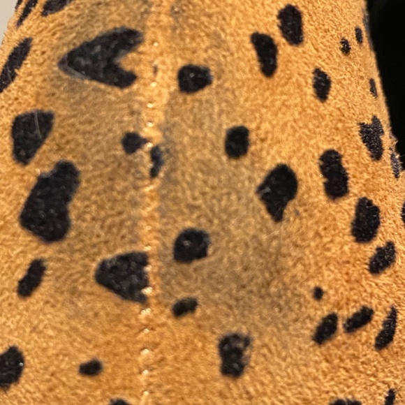 Flocked Suede Cheetah Print Rag & Bone Ankle Boots - Picture 6 of 6